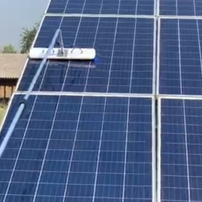 Solar panel cleaning system